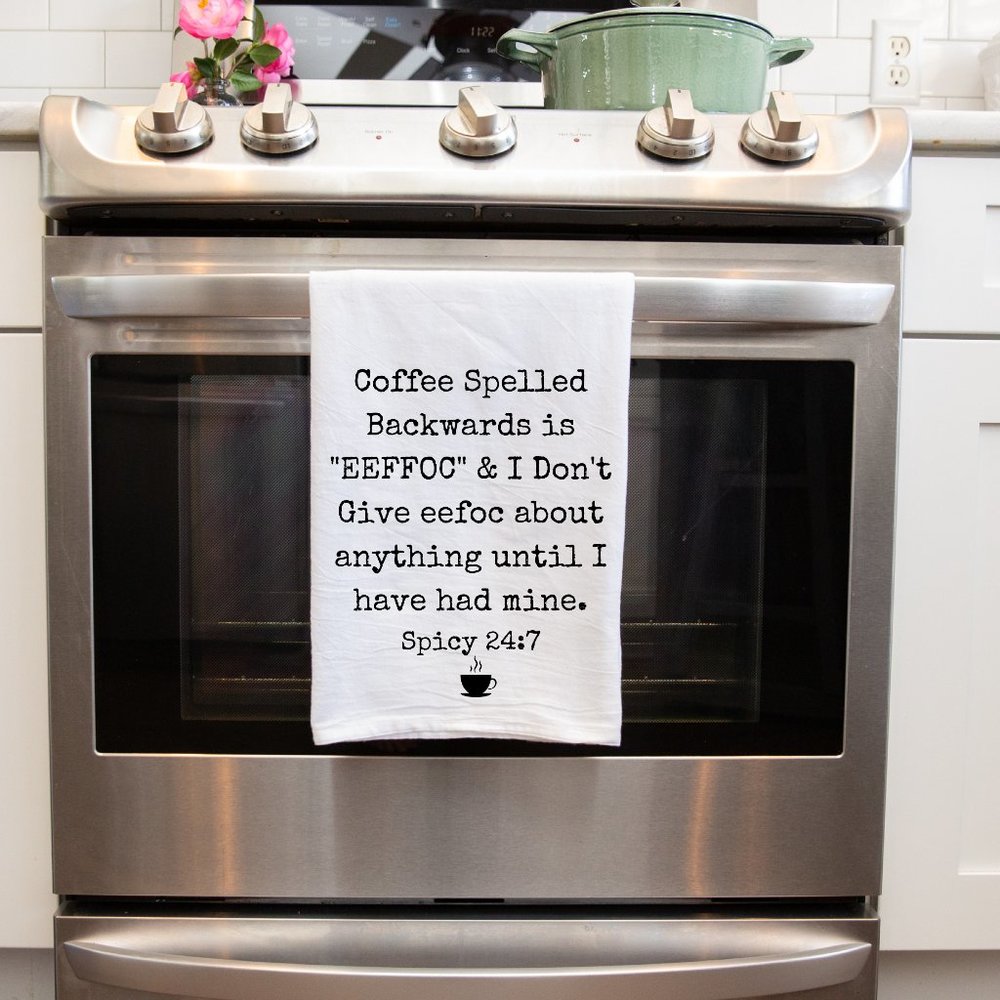 Funny Kitchen Tea Towels Decorative House Warming Gifts Home Handmade Decor